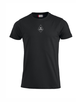T-skjorte Unisex Sort Eventyrlig oppussing